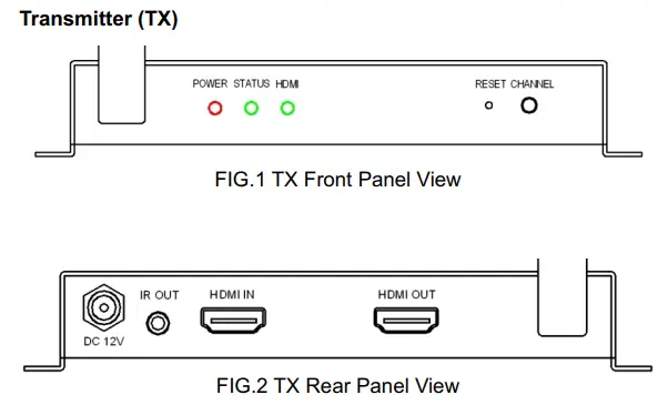 J TECH DIGITAL JTD 611V3 Wireless HDMI Extender - fig1