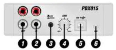 Power Dynamics PDX015 USB Phono Preamplifier-FIG1