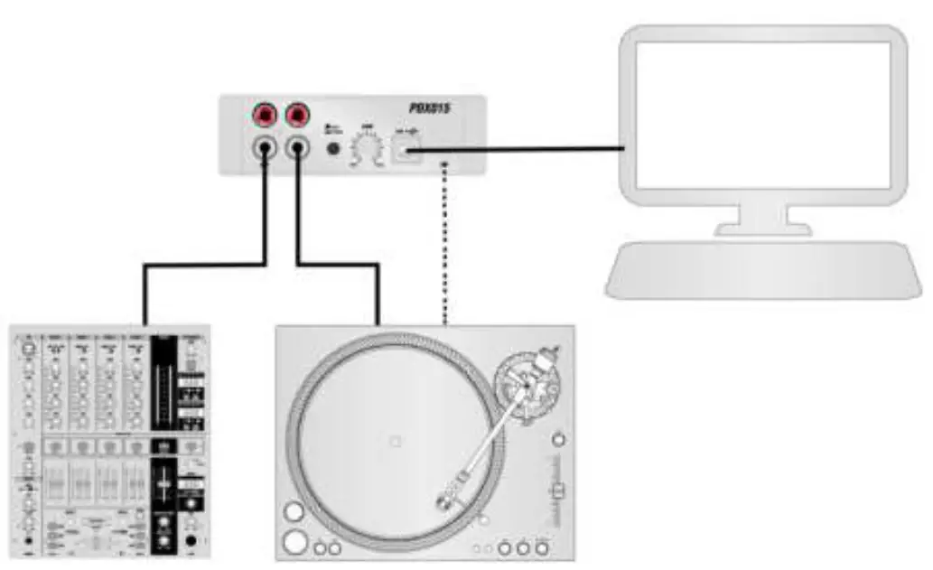 Power Dynamics PDX015 USB Phono Preamplifier-FIG2