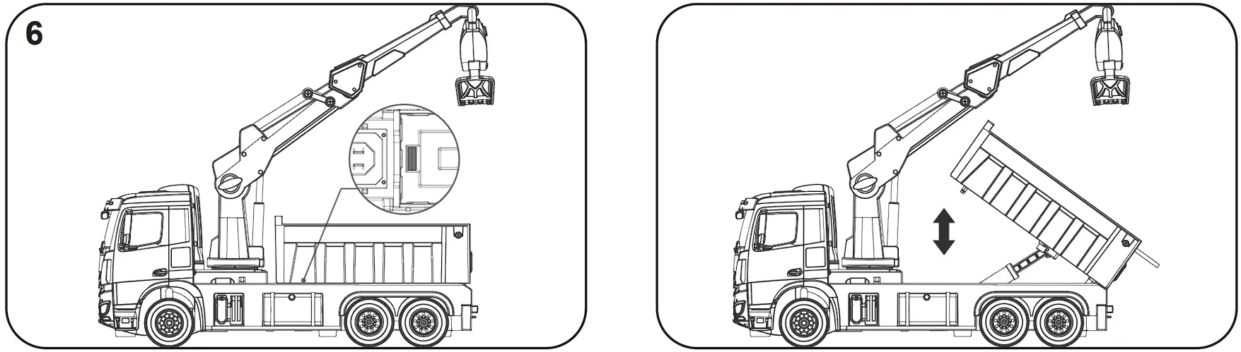 405214 Loading Crane Mercedes-Benz Arocs Operation