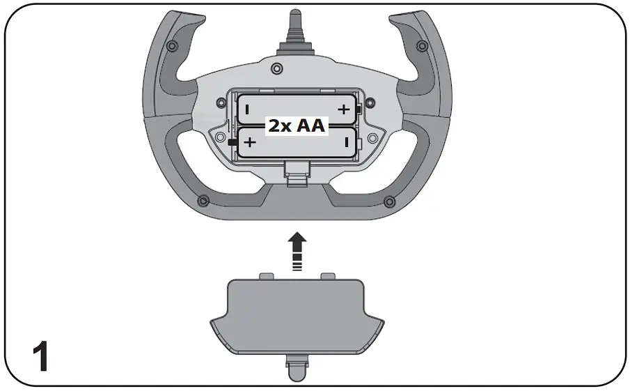 405214 Loading Crane Mercedes-Benz Arocs Insert the batteries