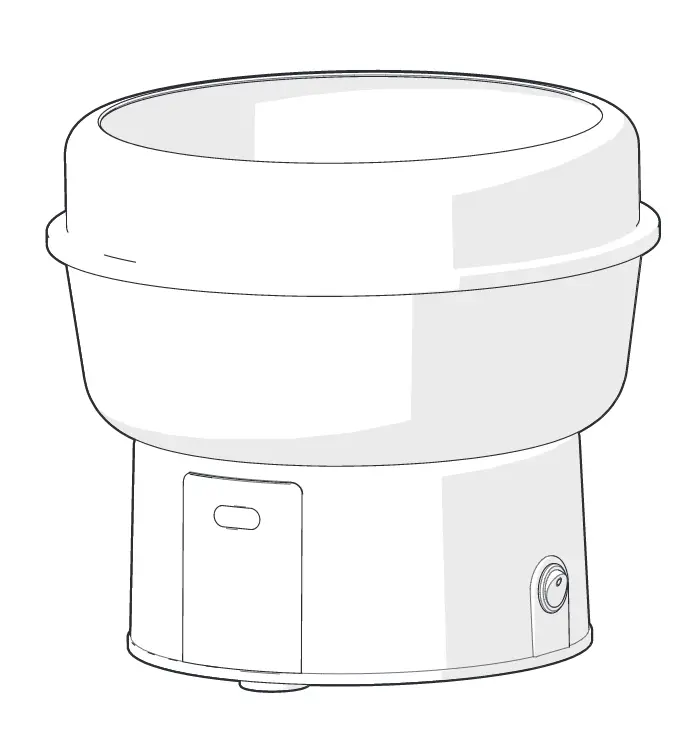 Nedis Fccm100frd Candy Floss User Manual