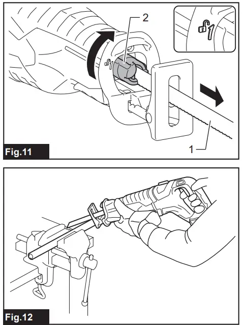 makita DJR187 Cordless Recipro Saw - fig4