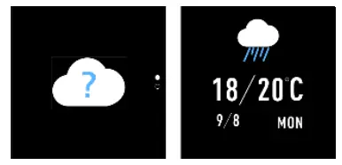 DENVER SW-161 Smartwatch - Weather