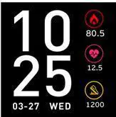 DENVER SW-161 Smartwatch - face screen