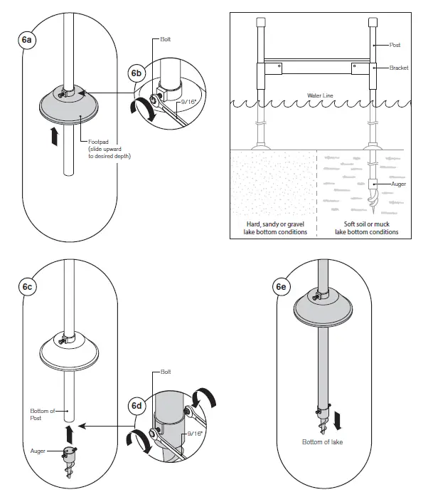 Tommy Docks 12' T-Style Cedar Complete Dock fig 15