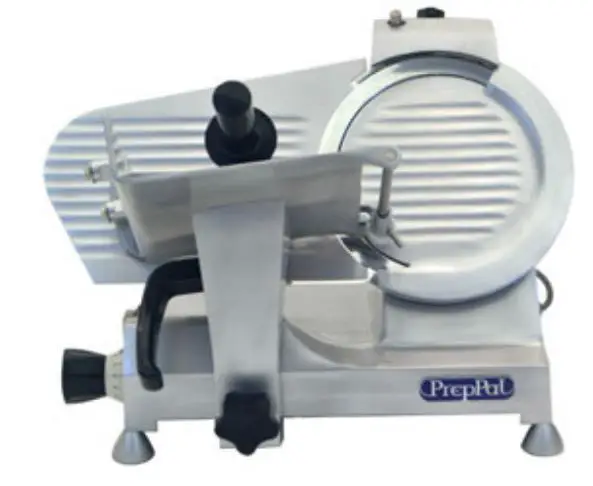PrePal PPSL-12 12 Inch Compact Manual Slicer - PPSL-12 FRONT VIEW