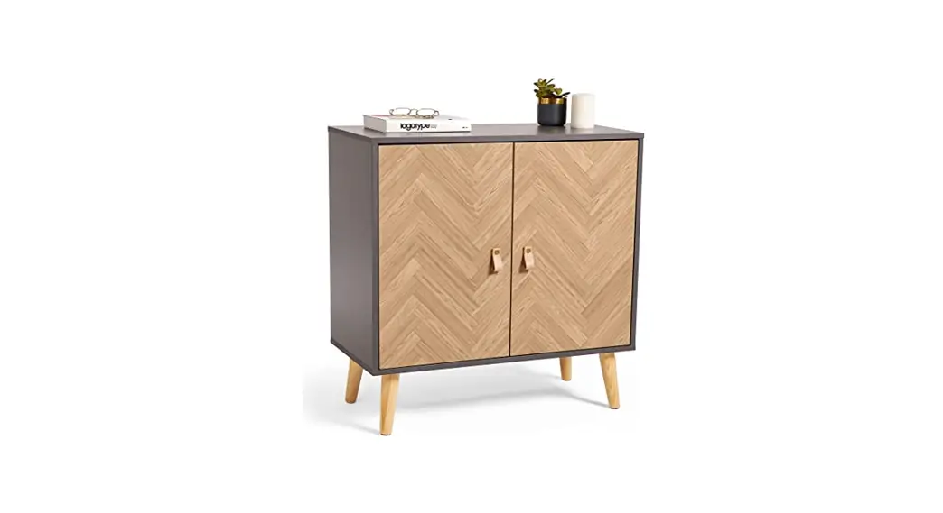 Vonhaus 3000037 Oak Effect 3 Door Sideboard Instruction Manual