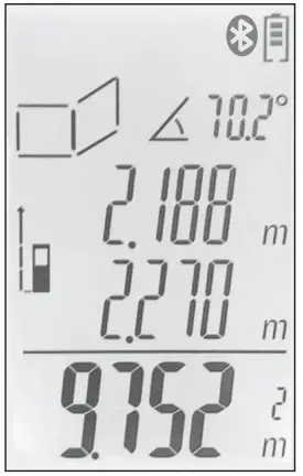 CONDTROL 1-4-104 Vector 60 Laser Distance Meter - display11