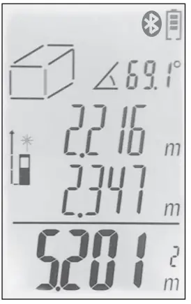 CONDTROL 1-4-104 Vector 60 Laser Distance Meter - display12