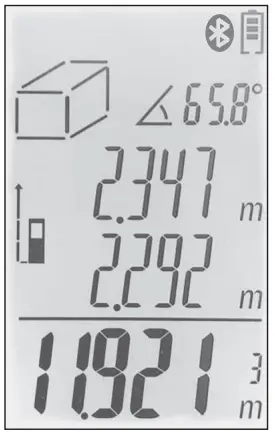 CONDTROL 1-4-104 Vector 60 Laser Distance Meter - display13