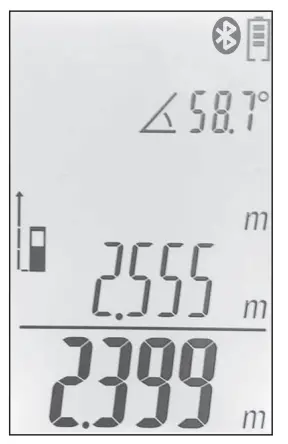 CONDTROL 1-4-104 Vector 60 Laser Distance Meter - display3
