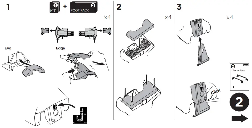 THULE-145308-Roof-Rack-System-Fit Kits-FIG-3