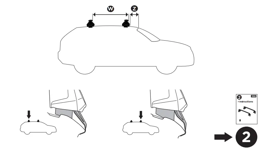 THULE-145308-Roof-Rack-System-Fit Kits-FIG-5