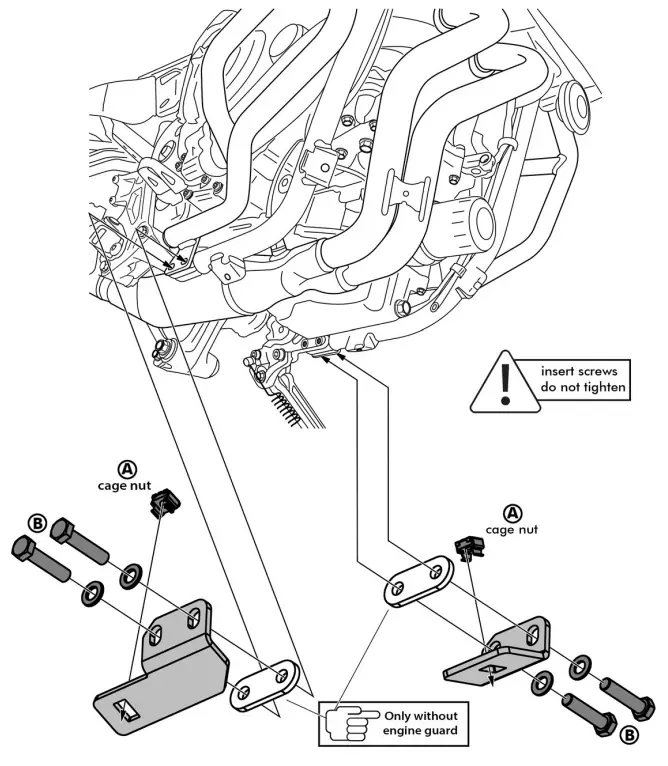 TOURATECH 09-632 5135 0 Rallye Crankcase Protection for Yamaha Tenere 700 -
