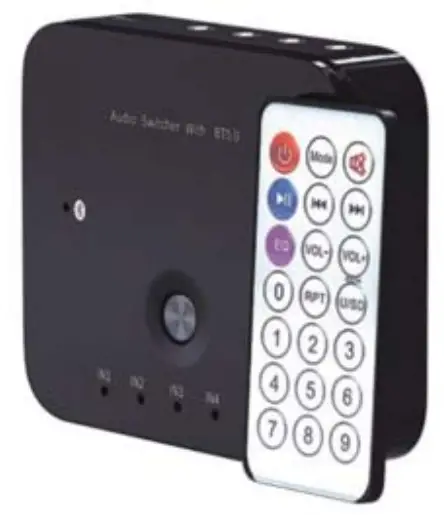 Shenzhen Juxin Digital Technology AU3401 AUX Switcher 4X1 with Bluetooth 5 0 - fig