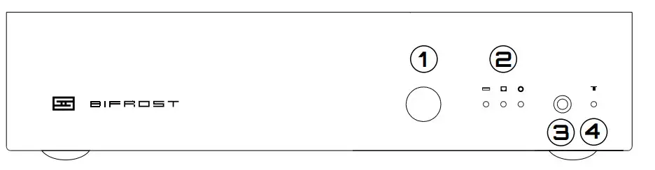 SCHIIT ARTB2198 Bifrost True Multibit Autonomy Dac - control