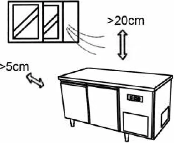 ARCTICA REFRIGERATION HEF141 3 Door Commercial Refrigerated Counter 02