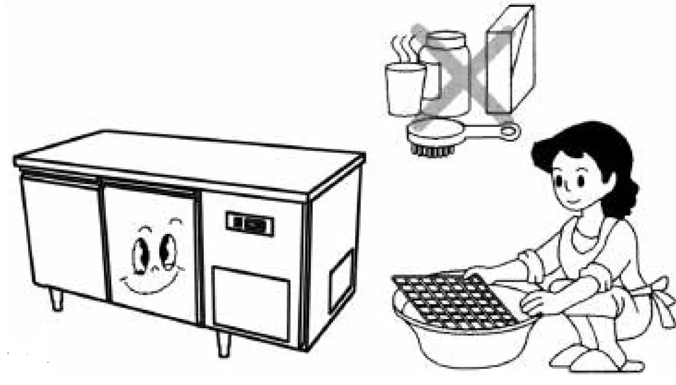 ARCTICA REFRIGERATION HEF141 3 Door Commercial Refrigerated Counter 05
