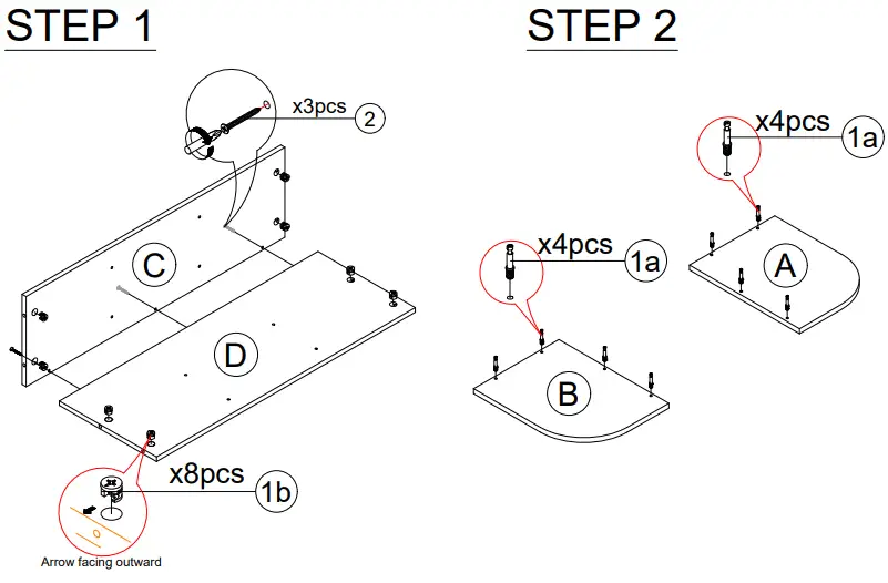 Furinno-21177-3-Tier-Corner-Open-Shelf-FIG-1