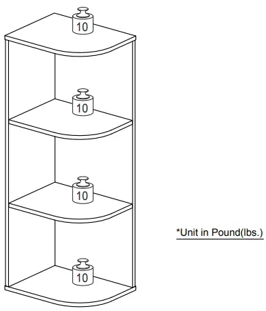 Furinno-21177-3-Tier-Corner-Open-Shelf-FIG-4