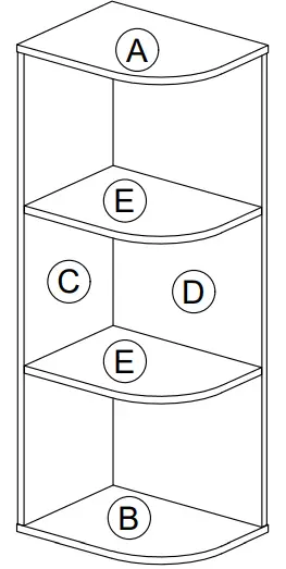 Furinno-21177-3-Tier-Corner-Open-Shelf-FIG-5