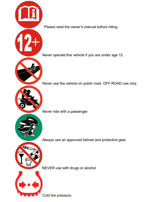 NICROX Elektrisk Mini ATV Nitrox Dragon Elektrisk Mini ATV Nitrox Dragon - Figure 18