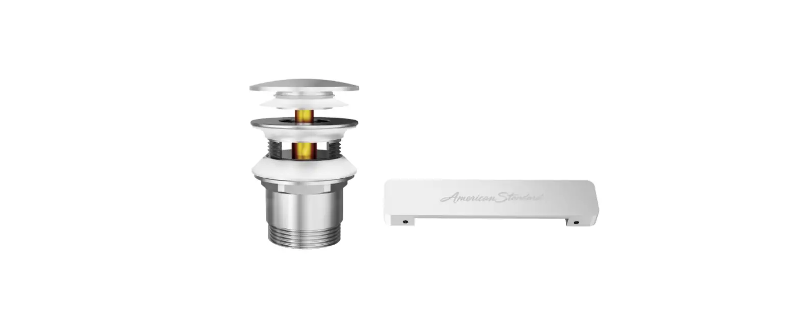 American Standard 1582 Series Townsend Freestanding Bathtub Overflow Cover And Drain Kit Instruction Manual