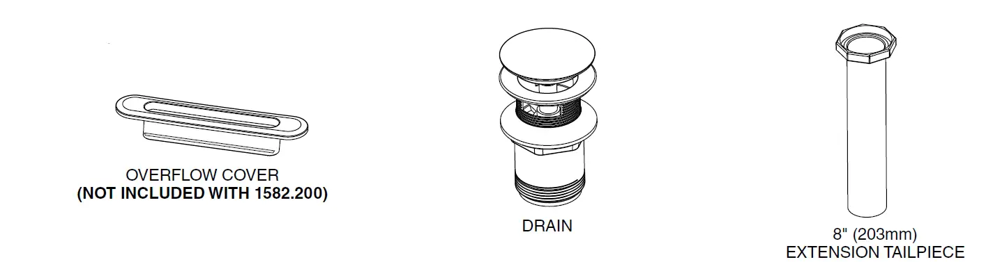 American-Standard-1582-Series-Townsend-Freestanding-Bathtub-Overflow-Cover-and-Drain-Kit-FIG-1