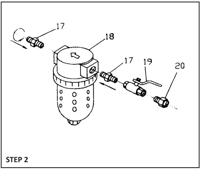 BORMANN BWR5131 Sand Blaster - Step 2