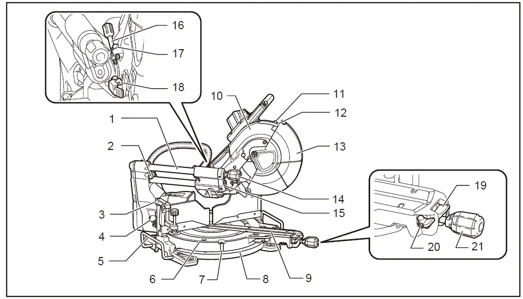 makita LS1219 Slide Compound Miter Saw 04
