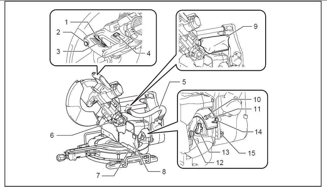 makita LS1219 Slide Compound Miter Saw 05