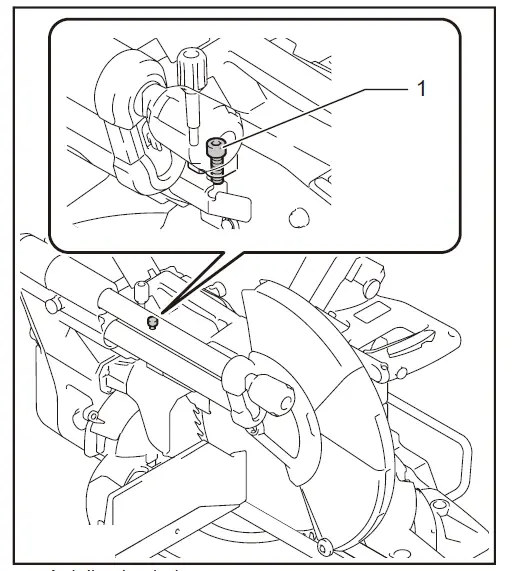 makita LS1219 Slide Compound Miter Saw 15