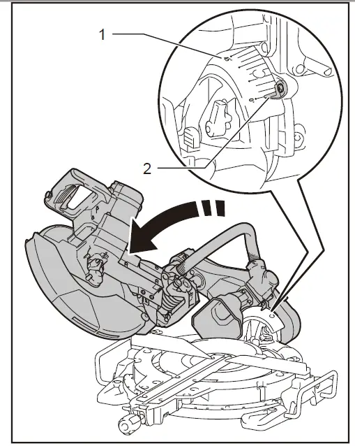 makita LS1219 Slide Compound Miter Saw 21