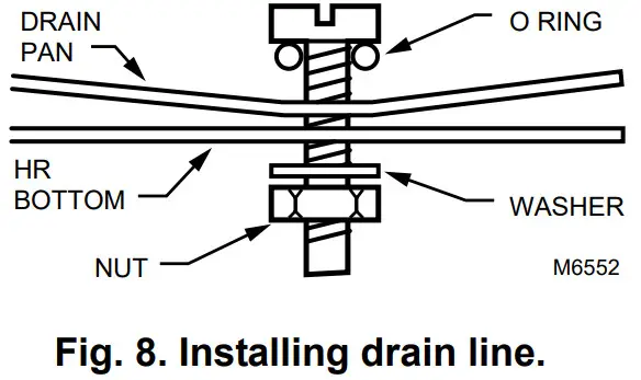 TCS Fresh Air Ventilation Systems - Installing drain