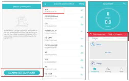 Install APP and Bluetooth connection