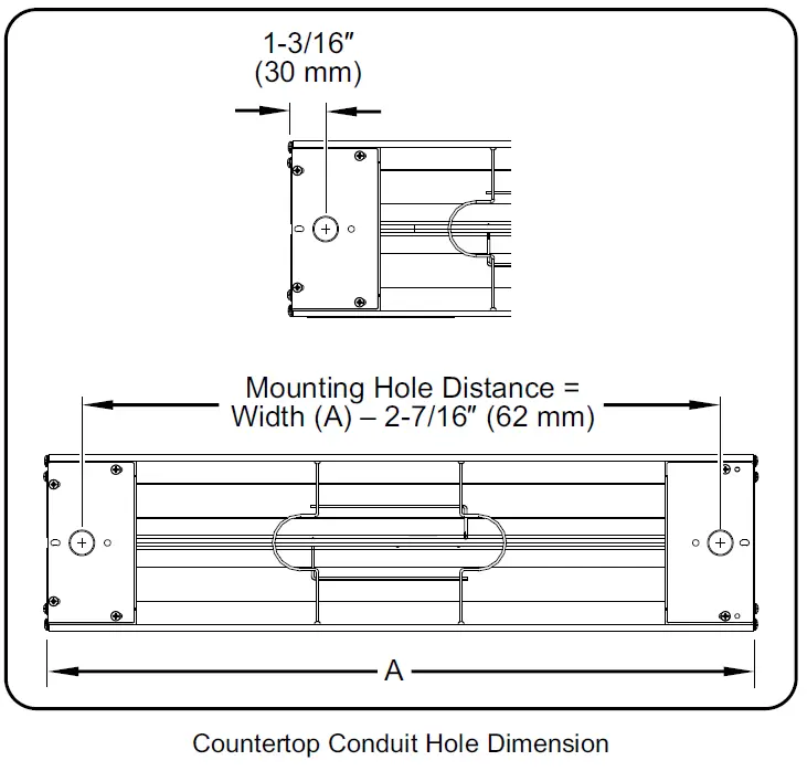 Hatco GRAHL-48-120-T Glo-Ray High-Wattage 48 Inch Wide Aluminum Housing 16