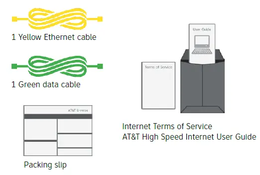 ATT U-Verse High Speed Internet Wi-Fi Gateway 1