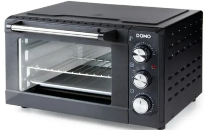 DOMO DO806GO Mini Oven Timer Function 20 Litres Black