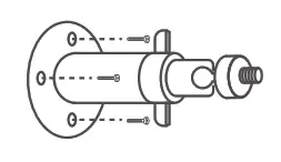 REOLINK-SOLAR-B Solar Panel - bracket
