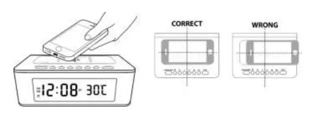 Lenco-CR-580BK-Clock-Radio-with-Bluetooth-and-QI-Wireless-Charger-fig-3