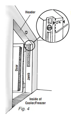 Curtron PP-C-080-4896 Polar-Pro Flexible Swinging Door for Walk-In Coolers &amp; Freezers, 48" wide x 96" high-FIG6