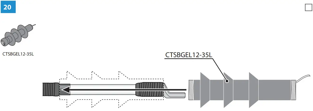 ENSTO COT1 2402 Cold shrink outdoor term - Figure 20