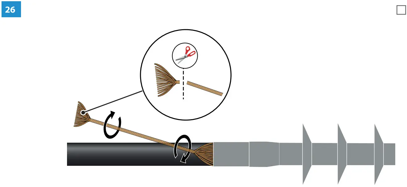ENSTO COT1 2402 Cold shrink outdoor term - Figure 26