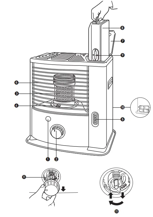 TOYOTOMI zibro RS-2222 fig 1