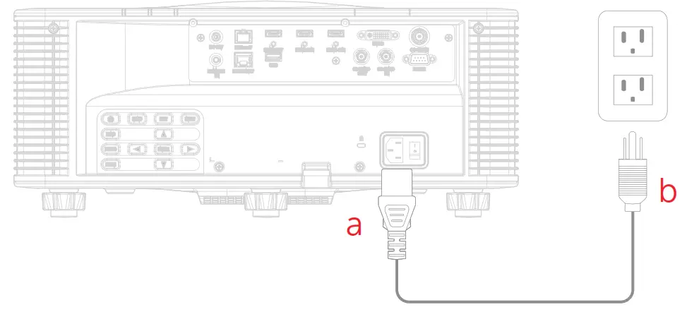 BARCO G62 11000 lumens WUXGA DLP Laser Phosphor Projector - Connect power1
