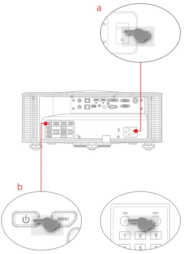 BARCO G62 11000 lumens WUXGA DLP Laser Phosphor Projector - select source3