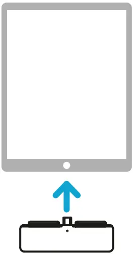 blue built 7in1 USB C Hub for iPad - fig