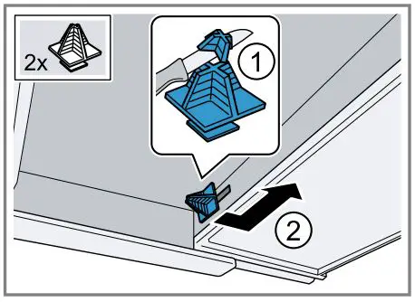 SIEMENS LI64MA531B iQ300 Telescopic Hoods User Manual - Changing the filter pull-out's limit stop