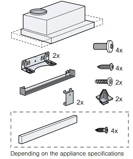 SIEMENS LI64MA531B iQ300 Telescopic Hoods User Manual - Included with the appliance